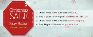 christmas promotion men shoes