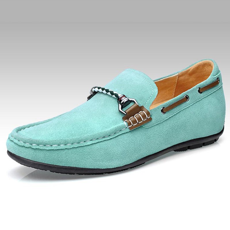 71 Casual Green suede boat shoes Combine with Best Outfit