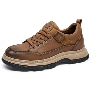 Brown Elevator Heritage Sneakers - Gain Taller 2.8 Inch