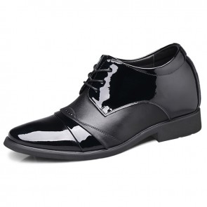 Height-Increasing Pointed Toe Dress Shoes - Gain Taller 3 Inch