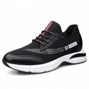 Concise Height Increasing Sneakers Slip On Mesh Running Shoes That Give You Taller 3inch / 7.5cm