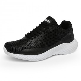 2022 Spring Hidden Heel Lift Sneakers Black Elevator Walking Runing Shoes Add Taller 2.4inch / 6cm