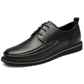 Superior Elevator Casual Business Shoes Soft Sheepskin Slip Resistant Derbies Add Taller 2.2inch / 5.5cm