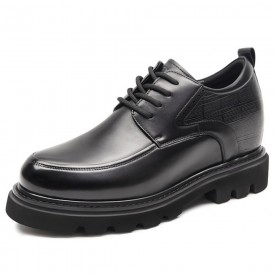 Urban Luxe Elevator Derby Shoes Lightweight Height Increasing Formal Shoes Add Taller 4inch / 10cm