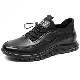 2024 Elevator Casual Sports Shoes Premium Cowhide Hidden Lift Walking Shoes Add 2.2inch / 5.5cm