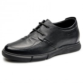 Flexible Elevator Formal Shoes Soft Leather Hidden Lift Tuxedo Dress Oxfords Add Height 3.2inch / 8cm