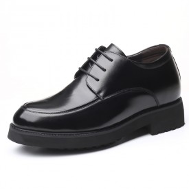 3.2inch Taller Formal Dress Shoes Lace Up Elevator Tuxedo Derbies Increasing Height 8cm