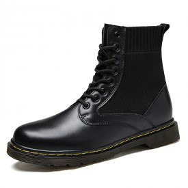 Fashion Height Increasing Chukka Boots Comfortable Elevator Boots Gain Taller 2.6inch / 6.5cm