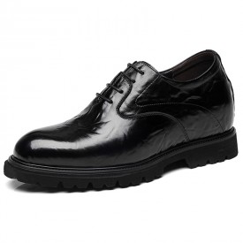 2024 Crafted Elevator Oxfords British Stylish Height Increasing Formal Shoes Boost Taller 3inch / 7.5cm