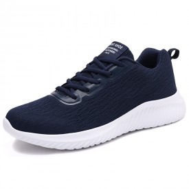 2022 Ultra Light Height Increasing Running Shoes Blue Hidden Lift Fitness Sneakers Add 2.4inch / 6cm