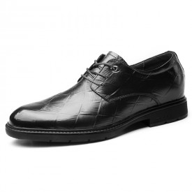 2019 Korean Elevator Formal Shoes Genuine Leather Business Derbies Increase Taller 2.6inch / 6.5cm 