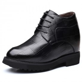 6 inch Height Increasing Business Shoes Premium Leather Hidden Lift Formal Dress Shoes Add Taller 15cm