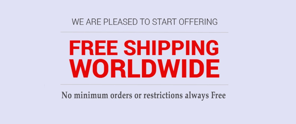 Topoutshoes offers worldwide free shipping with no minimum orders or restrictions, always.